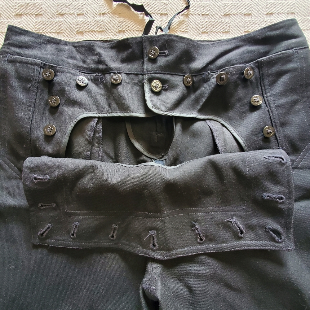 VTG Collectors Item- 80s USS Long Beach Navy Dress Blues "Crackerjack" Set - Picture 12 of 16